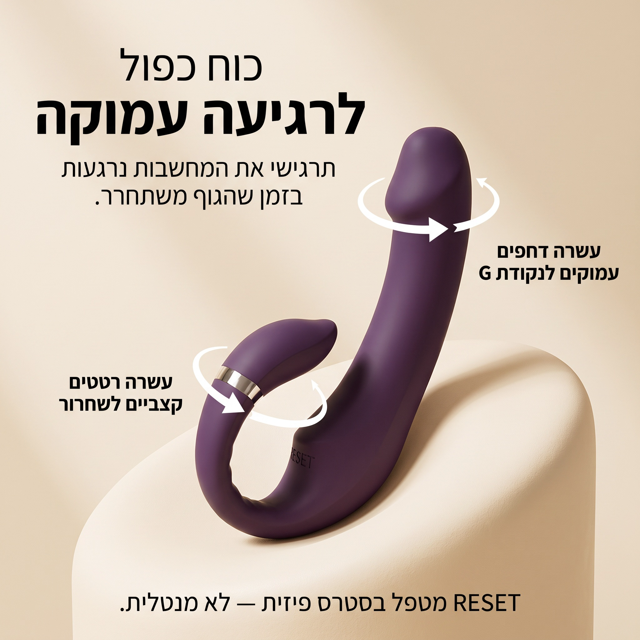 RESET — מכשיר שחרור סטרס